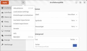 Gnome: Anmeldung anpassen