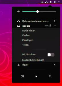Gsconnect: Verbindung von Gnome zu Android