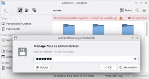 KDE Plasma 6: Dolphin als root