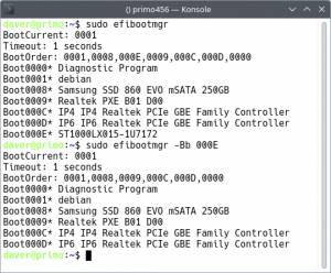 Uefi: Volle Firmwarepartition