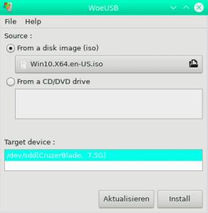 Installationsmedien: Bootfähige Windows-USB-Sticks