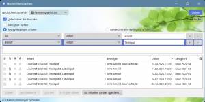 Thunderbird: Die Suchoptionen