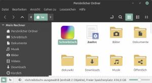 Cinnamon: Ordner & Dateien hervorheben