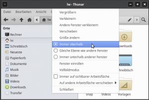 Alle Desktops: Subtile Fensteroptionen