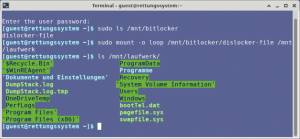 Dislocker: Bitlocker vonWindows 11 öffnen