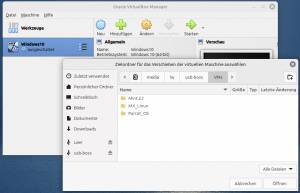 Virtualbox: Maschinenumzug