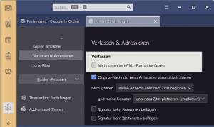 Thunderbird: Auf HTML verzichten