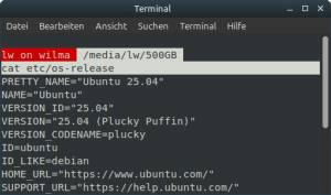 Linux-System auf anderen Partitionen