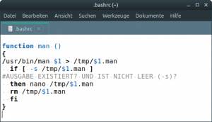 Manpages im vertrauten Editor 