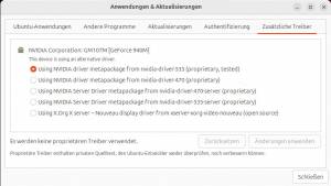 Ubuntu: Nvidia-Treiber zurücksetzen