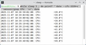 Systemd: CPU-Temperatur aufzeichnen