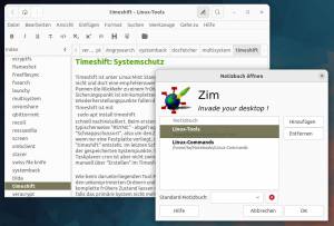 Zim: Notizblock und Mini-Wiki