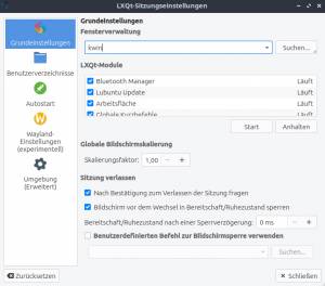 LXQT: Wayland mit Kwin
