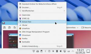 KDE Plasma: Screenshot mit Texterkennung