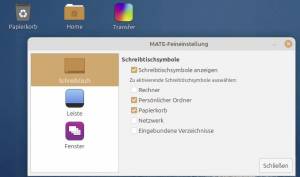 Mate-Desktop als Dateiablage