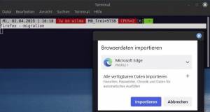 Firefox: Import nachholen