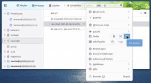 Thunderbird: Anpassungsfähige Oberfläche