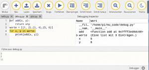 Mu-Editor für Python-Projekte